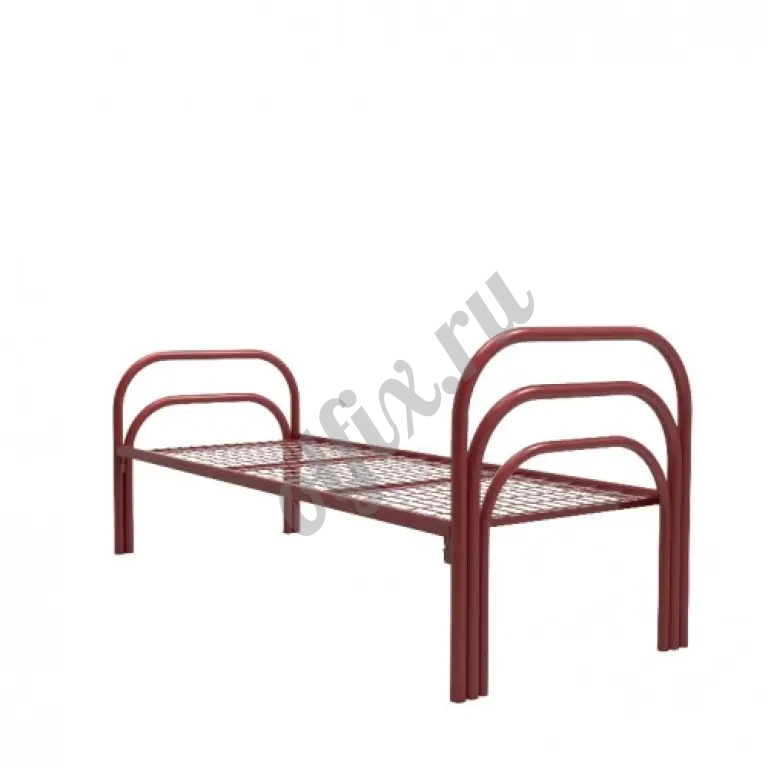 Одноярусные кровати металлические прочные