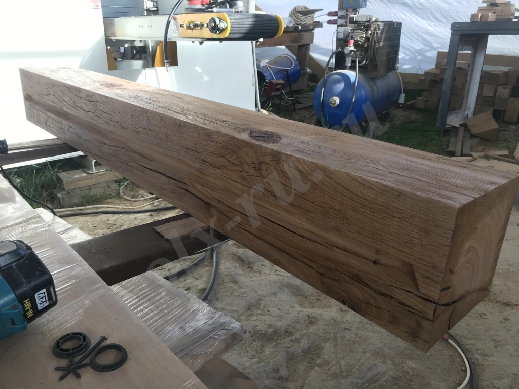 Каминные полки из дуба