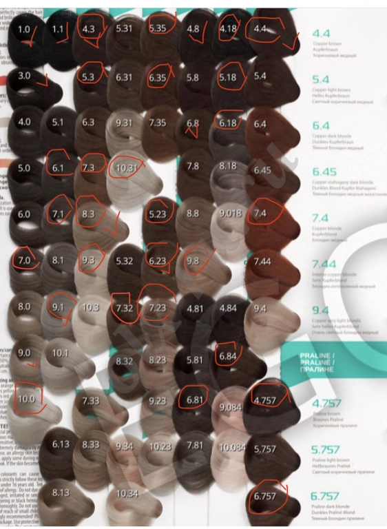 Краска для волос Kapous professional