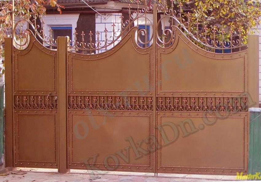 Ворота кованые под заказ. Художественная ковка