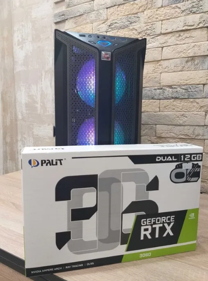 Игровой компьютер Ryzen 5 3600/RTX 3060/DDR4-16Gb/SSD 500Gb/HDD 2 Tb/