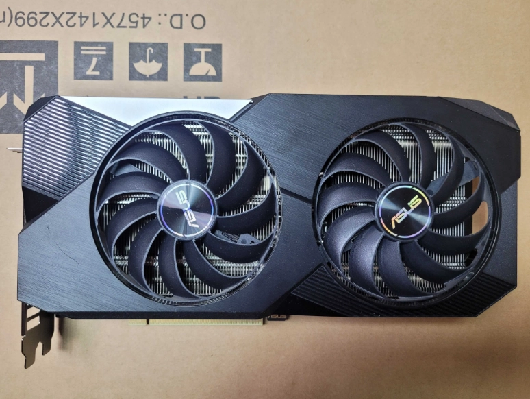 Видеокарта ASUS GeForce RTX 3060 Ti 8192Mb DUAL OC V2