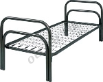 Кровати металлические долговечные со сварной сеткой, эконом