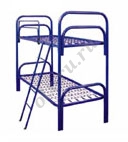 Кровати металлические долговечные со сварной сеткой, эконом