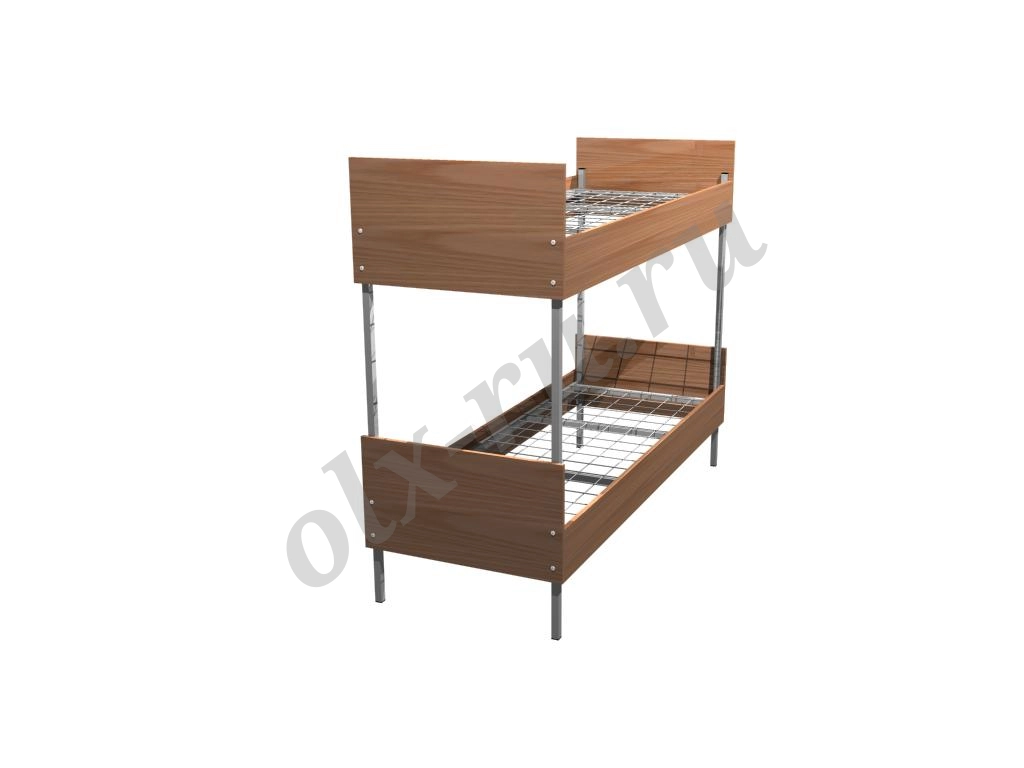 Заказать для дачи кровати металлические двухъярусные с лестницами