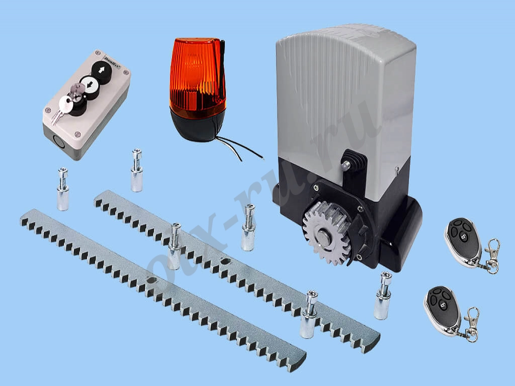 Купить со склада в Пензе: Комплект для откатных ворот =7500 есть в наличии! Хит продаж!