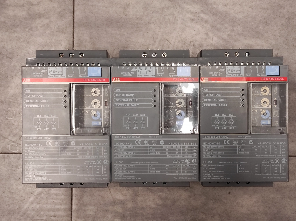 Плавный пуск 22kW ABB PSS 44 76 500L