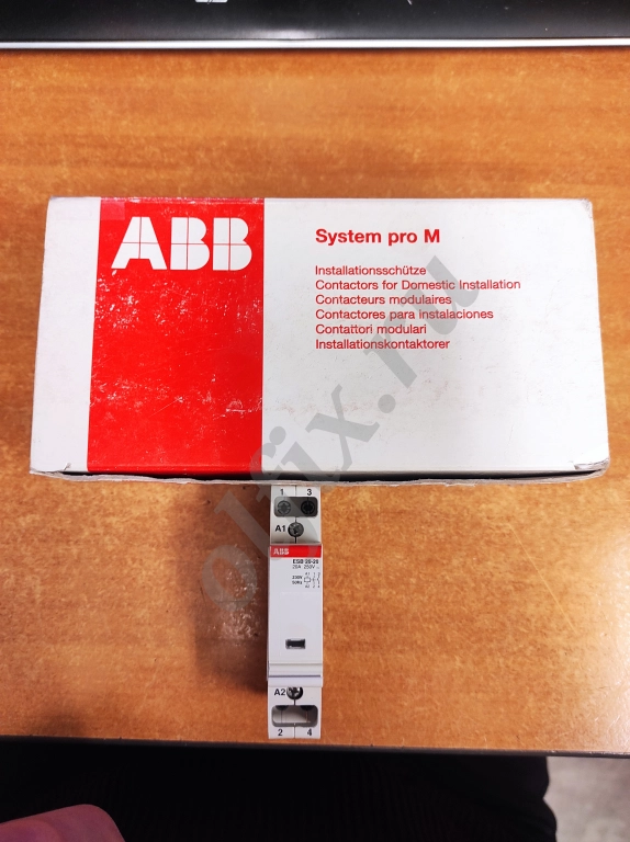 Контакторы ABB ESB 20-20    20A 250V