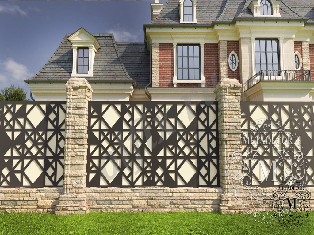 Индивидуальные секции ограждений для благоустройства коттеджей