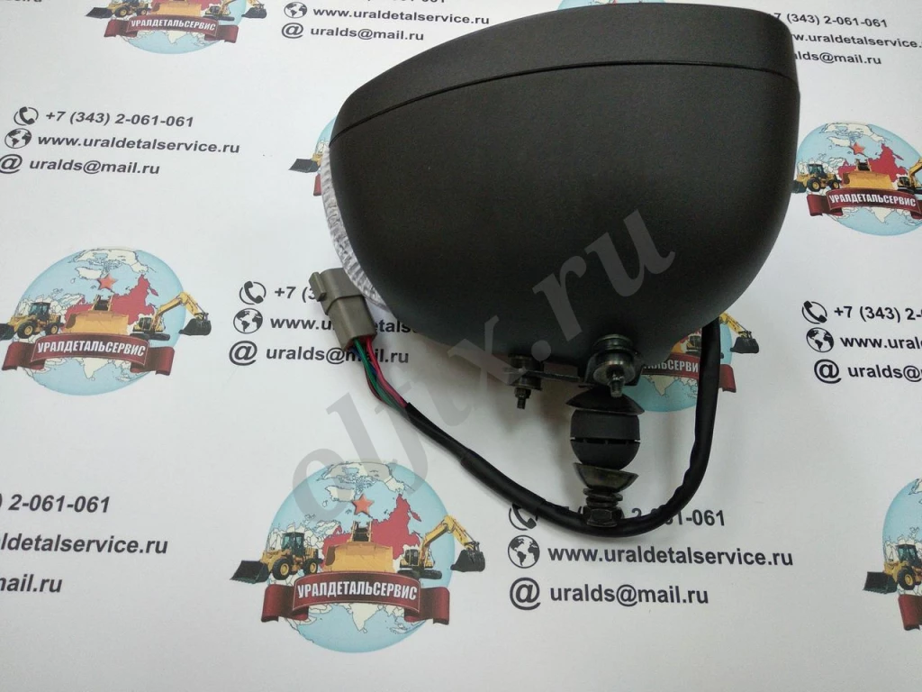 Фара основного освещения UDS-007 (CAT, Terex) Заднее крепление (Усиленная)