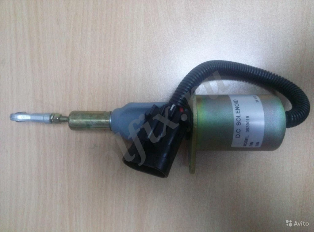 Стоп Соленоид двигателя 3939019 , 24V