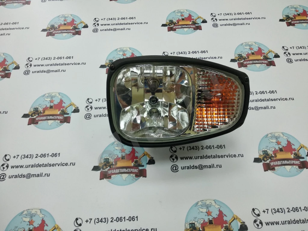 Фара основного освещения UDS-004 (Volvo, JCB, Hidromek, Terex) Заднее крепление