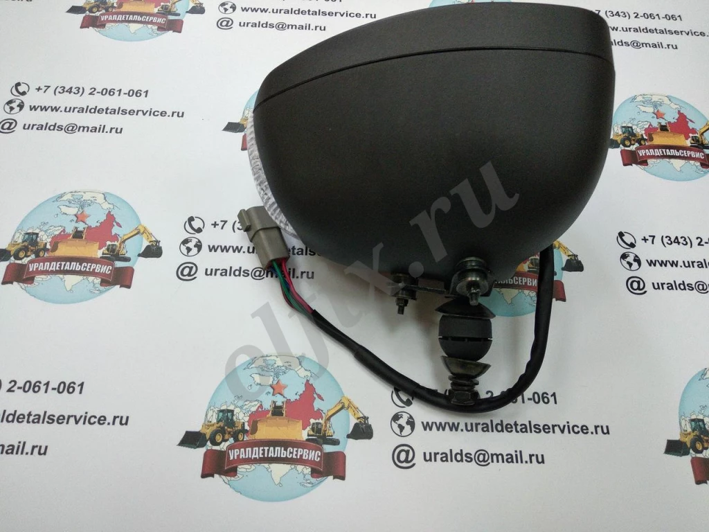 Фара основного освещения UDS-007 (CAT, Terex) Заднее крепление (Усиленная)