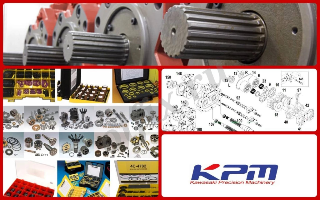 Ремонт экскаватора kawasaki.